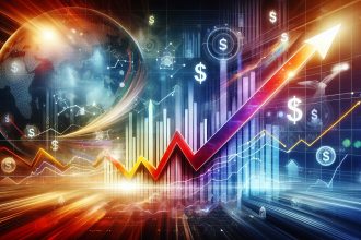stock surges