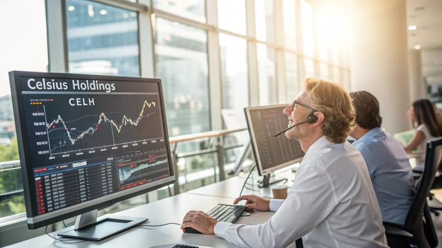 celsius stock surges