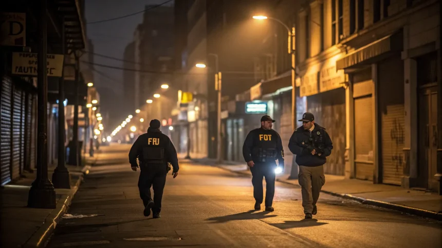 federal officers overnight patrols