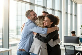 job hugging workplace