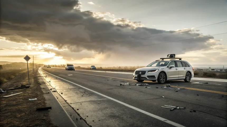self driving technology crash