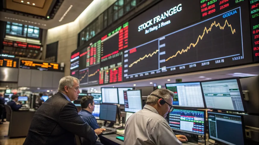 stocks midday trading friday