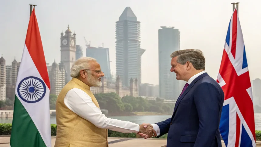 india uk leaders press trade