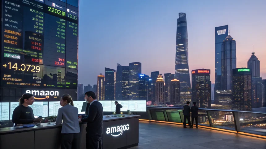 amazon earnings lift nasdaq apple