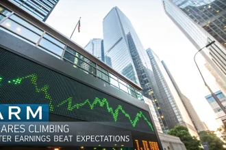 arm shares climb after earnings