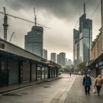 china october slowdown property risks