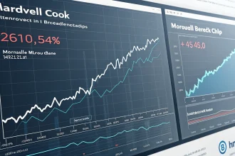 broadcom rises marvell slips microsoft