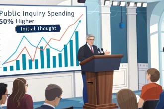 public inquiry cost overrun analysis