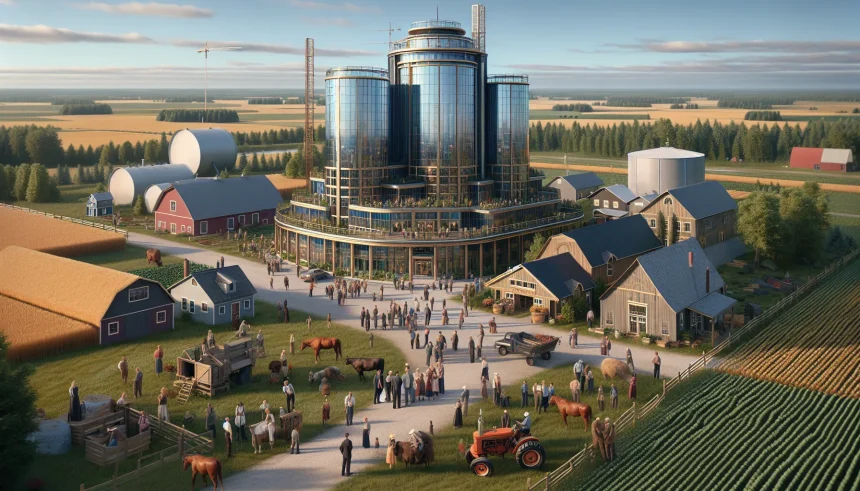 rural michigan ai facility farmland controversy