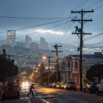 san francisco power outage pge customers