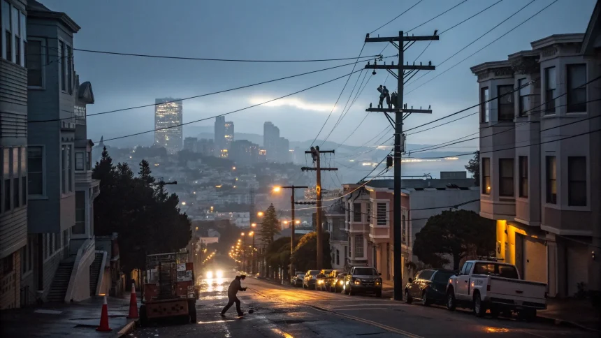 san francisco power outage pge customers