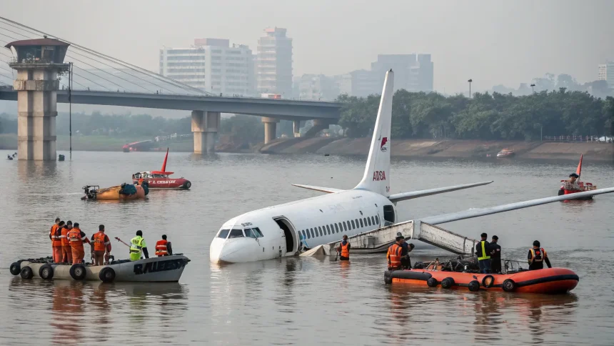 crew emergency landing response investigation