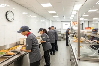 california minimum wage fast food impact