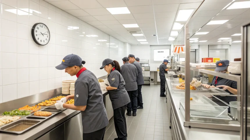 california minimum wage fast food impact