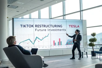tiktok restructuring and tesla bets
