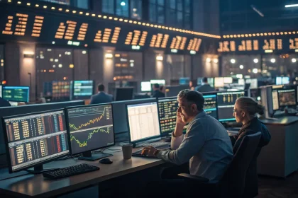 after hours trading sharp swings