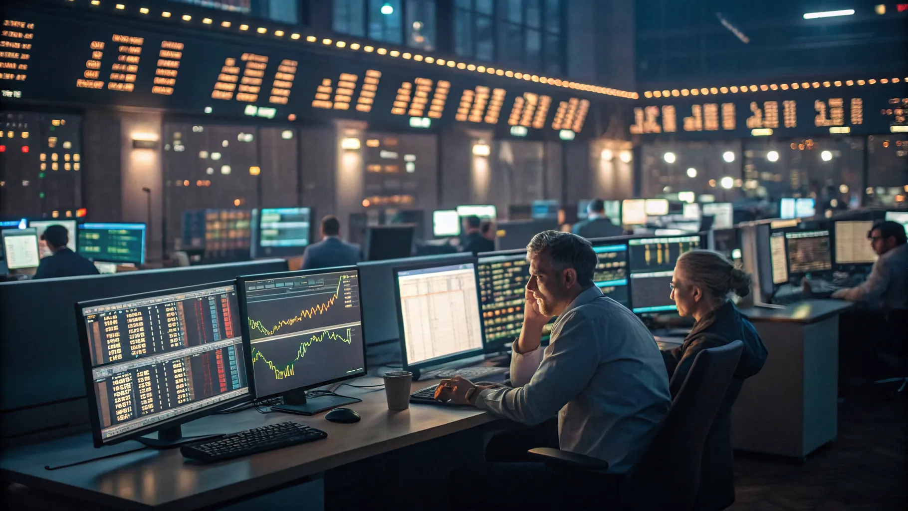 after hours trading sharp swings