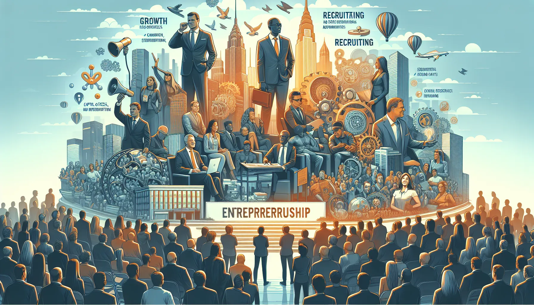 entrepreneurs gathering policy funding signals