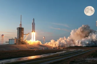 crewed lunar voyage habitat logistics