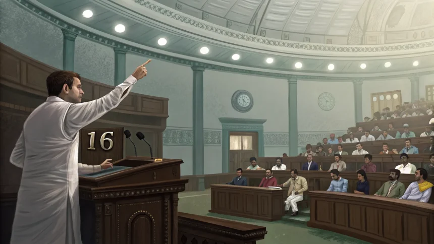 prime minister parliament puzzle sixteen