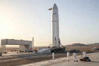 spacex starship tests nasa moon plans