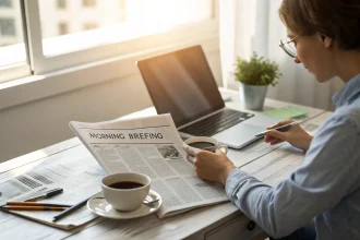 morning news briefing for busy readers